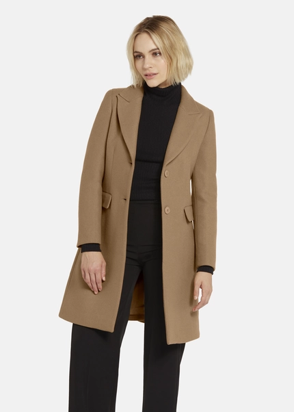 Nicowa Classic wool coat - CAPPOWA in CAMELarticle number NC8A22402022E-101 Jubiläumsangebot