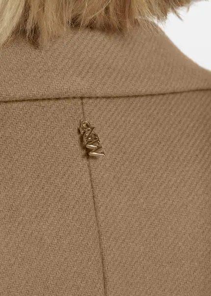 Nicowa Classic wool coat - CAPPOWA in CAMELarticle number NC8A22402022E-101 Jubiläumsangebot