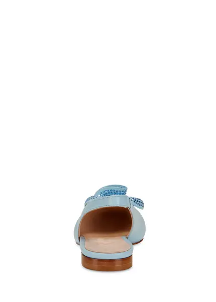 Nicowa Flower-adorned slingback ballerinas FLORWIA in LIGHT BLUEarticle number NC9A12703025E-025 Zeitlich begrenztes Angebot