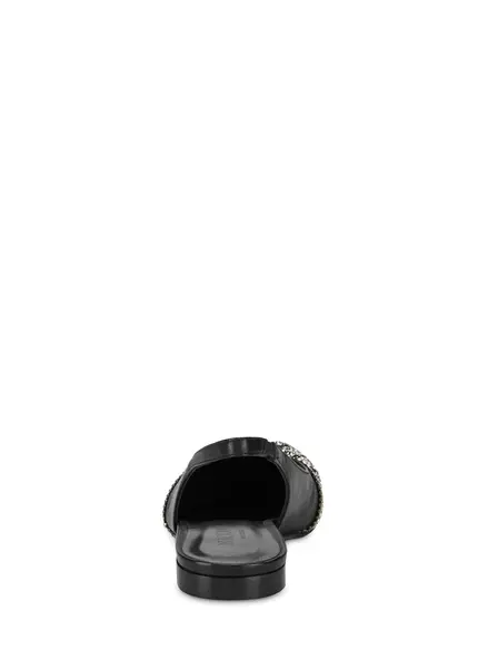 Nicowa Slingback ballerinas with crystal appliqué CRISOLI in BLACKarticle number NC9A12704019E-002 Große Rabatte