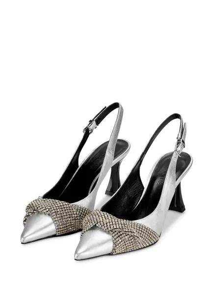 Nicowa Embellished slingback pumps COSIMALA in SILVERarticle number NC9A12701031E-088 Saisonale Angebote