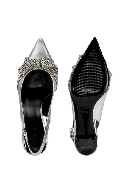 Nicowa Embellished slingback pumps COSIMALA in SILVERarticle number NC9A12701031E-088 Saisonale Angebote