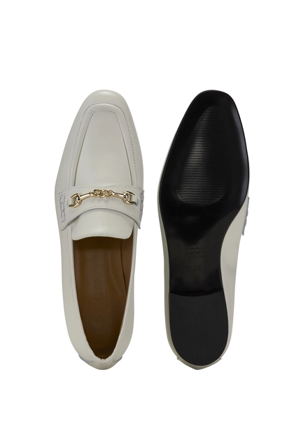 Nicowa Classic loafer with metal application MOCASO in CREAMarticle number NC8A21503012E-072 Sonderangebote