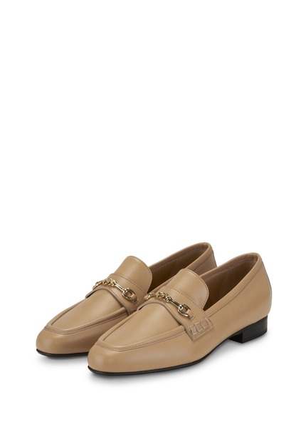 Nicowa Classic loafer with metal application MOCASO in BEIGEarticle number NC8A21503010E-138 Riesige Ersparnisse