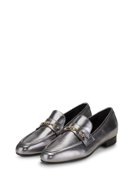 Nicowa Classic loafer with metal application MOCASO in SILVERarticle number NC8A21503031E-088 VIP-Rabatte