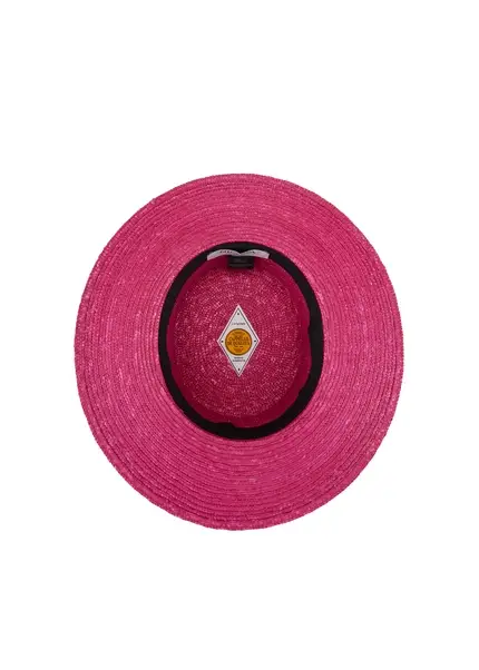 Nicowa Boater straw hat with band - MONTAPINO in Pinkarticle number NC8A11601094E-139 Vierteljährliche Förderung