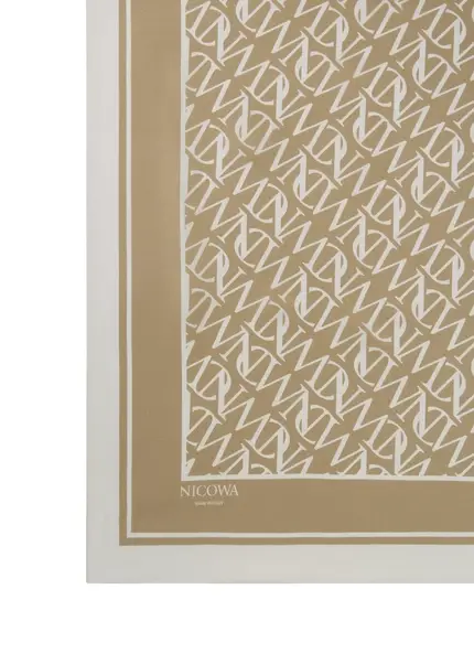 Nicowa NCW silk scarf AURONA in BEIGEarticle number NC7A29001010E-138 Fabrikladen