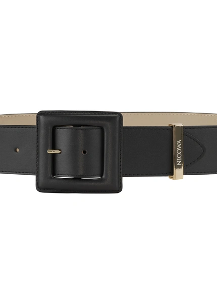 Nicowa Medium-width leather belt DOLCEWA in BLACKarticle number NC7A21102019E-002 Speichern exportieren