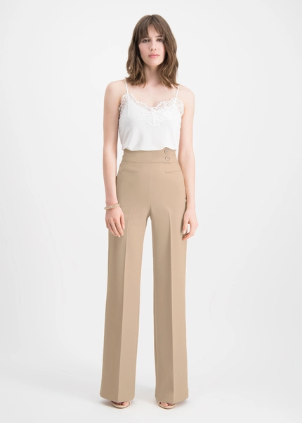 Nicowa Twill Marlene trousers - COREANA in beigearticle number NC8A22002022E-138 2025