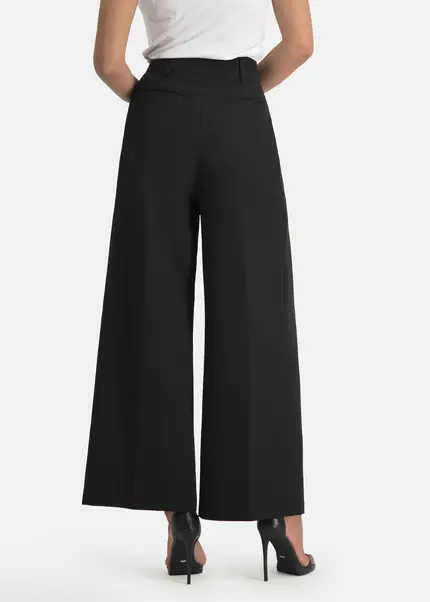 Nicowa Plain pleated trousers - RONICA in BLACKarticle number NC7A12038019E-002 Schlussverkauf
