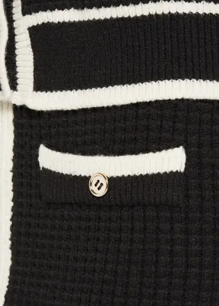 Nicowa Mini knit skirt - ANELIWO in BLACKarticle number NC8A22103019E-002 Fabrik Onlineshop