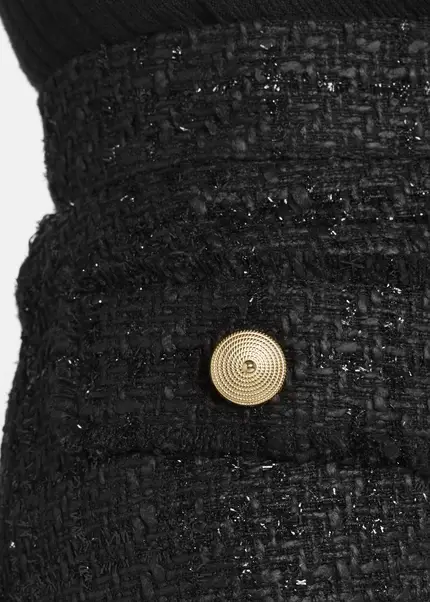 Nicowa Bouclé skirt with lamé effect BRUNAWI in BLACK LAMÉarticle number NC8A22506019E-002 Rabatt