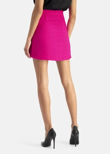 Nicowa Bouclé mini skirt- MIORO in PINKarticle number NC7A32013044E-139 Günstig kaufen