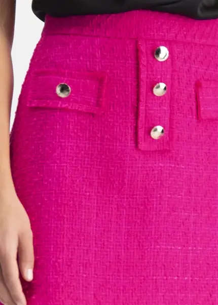 Nicowa Bouclé mini skirt- MIORO in PINKarticle number NC7A32013044E-139 Günstig kaufen