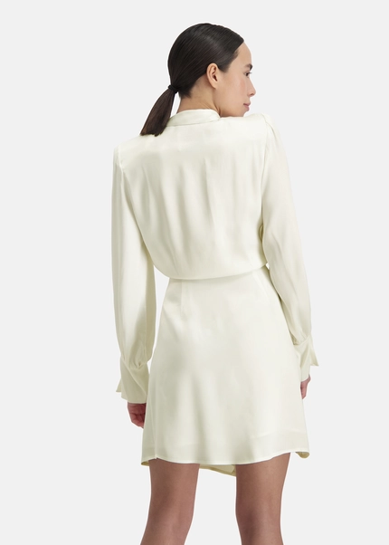 Nicowa Wrap dress with shoulder pads - TIFOWA in WHITEarticle number NC8A12014011E-004 Flash Sale