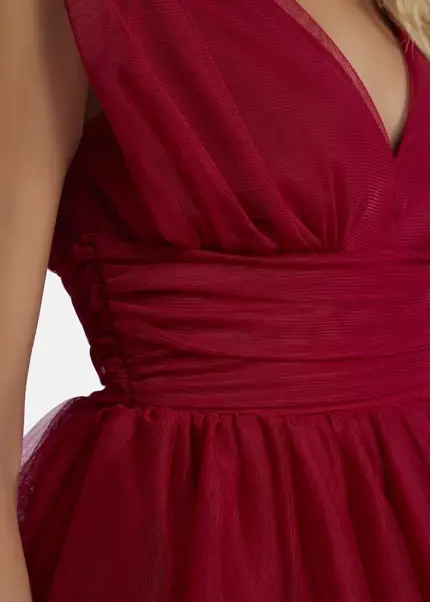 Nicowa Mini tulle dress - STELLOWA in dark berryarticle number NC8A22001014E-011 Black Friday