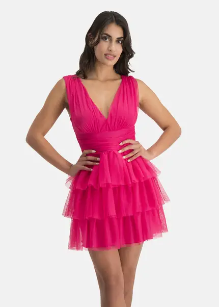 Nicowa Tulle mini dress - STELLOWA in PINKarticle number NC7A12030044E-139 Cyber Monday