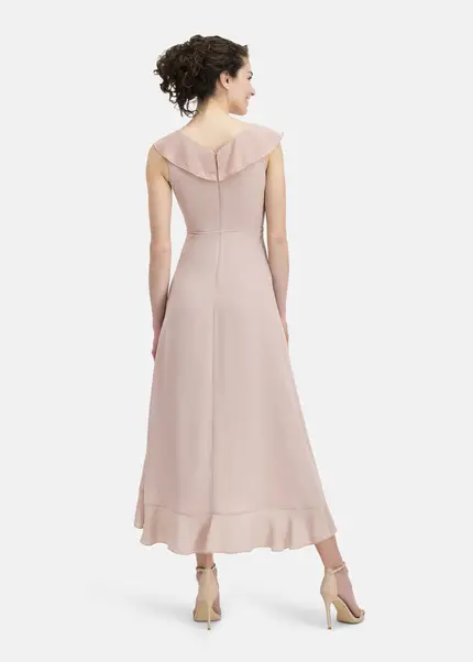 Nicowa Feminine flounce dress – DINOWA in CREAMarticle number NC6A22002012E-072 Online Outlet