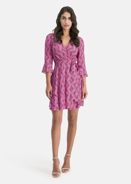 Nicowa Extravagant wrap dress - PINOWA in PINKarticle number NC7A12022044E-139 Blitzangebot