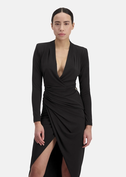 Nicowa Draped midi dress - MICIMA in BLACKarticle number NC8A12002019E-002 Bestseller
