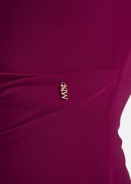 Nicowa Draped midi dress - MICIMA in dark berryarticle number NC8A22003034E-011 Räumungsverkauf