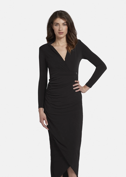 Nicowa Draped maxi dress - MICIMA in BLACKarticle number NC8A22005019E-002 Riesige Ersparnisse