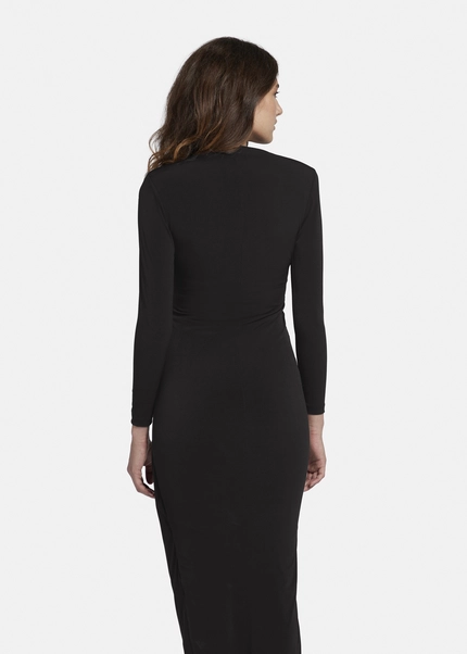 Nicowa Draped maxi dress - MICIMA in BLACKarticle number NC8A22005019E-002 Riesige Ersparnisse