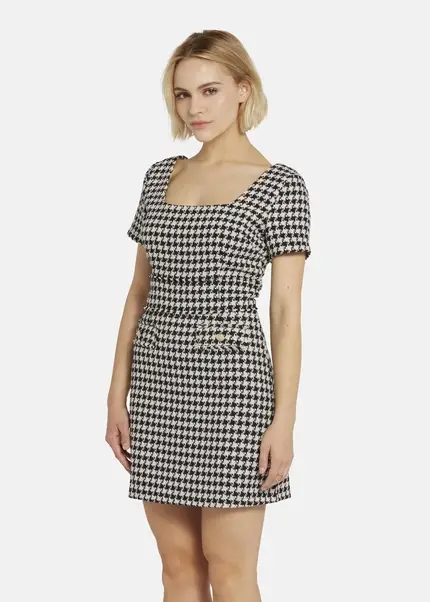 Nicowa Sheath bouclé dress VANTREA in BLACK MULTICOLORarticle number NC8A22509019E-002 Wochenangebot