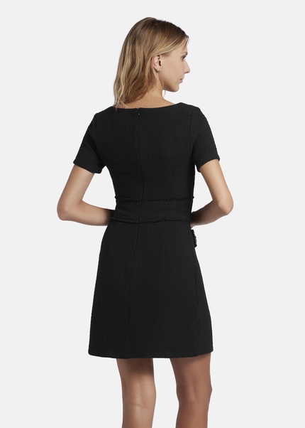 Nicowa Sheath bouclé dress VANTREA in BLACKarticle number NC8A22504019E-002 Begrenzte Freigabe