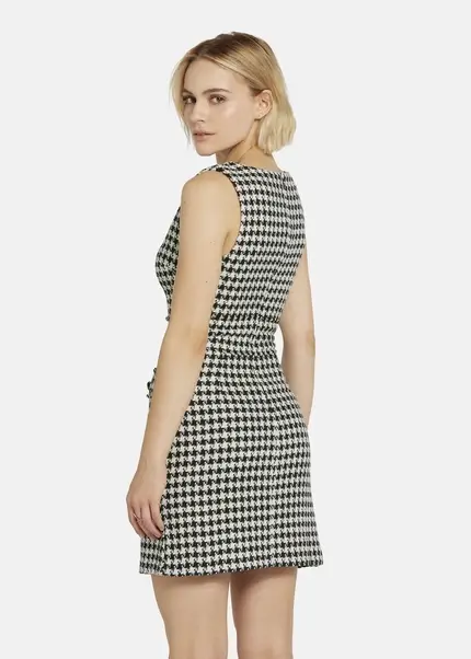 Nicowa Short bouclé dress CHIMORA in BLACK MULTICOLORarticle number NC8A22503019E-002 Neueste Stile