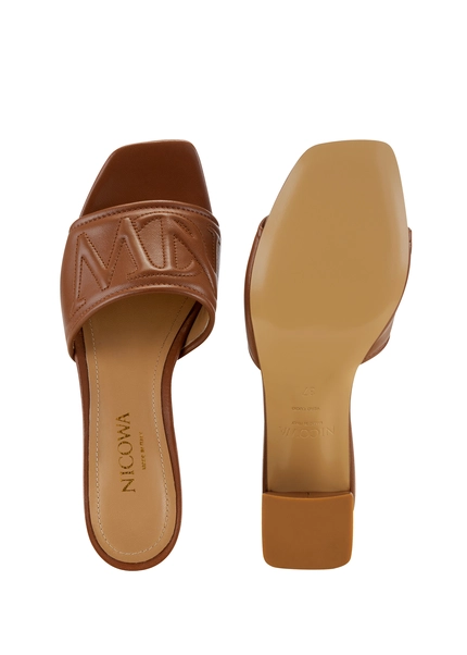 Nicowa Monogram block sandal - CAPULIO NCW in Brownarticle number NC8A11503027E-151 Letzte 2 Tage