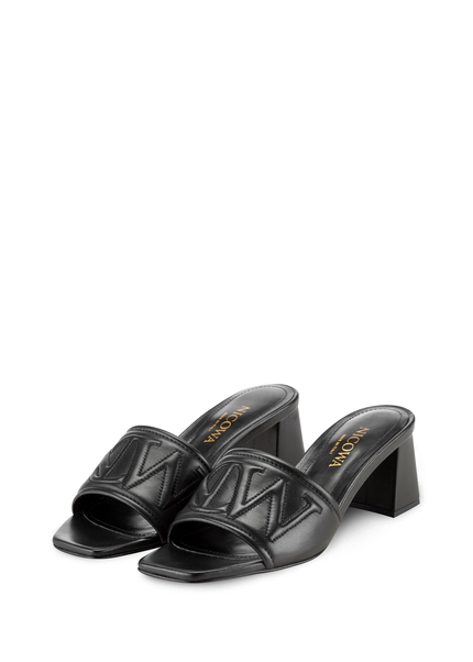 Nicowa Monogram block sandal - CAPULIO NCW in Blackarticle number NC8A11503019E-002 Zeitbegrenzte Promotion