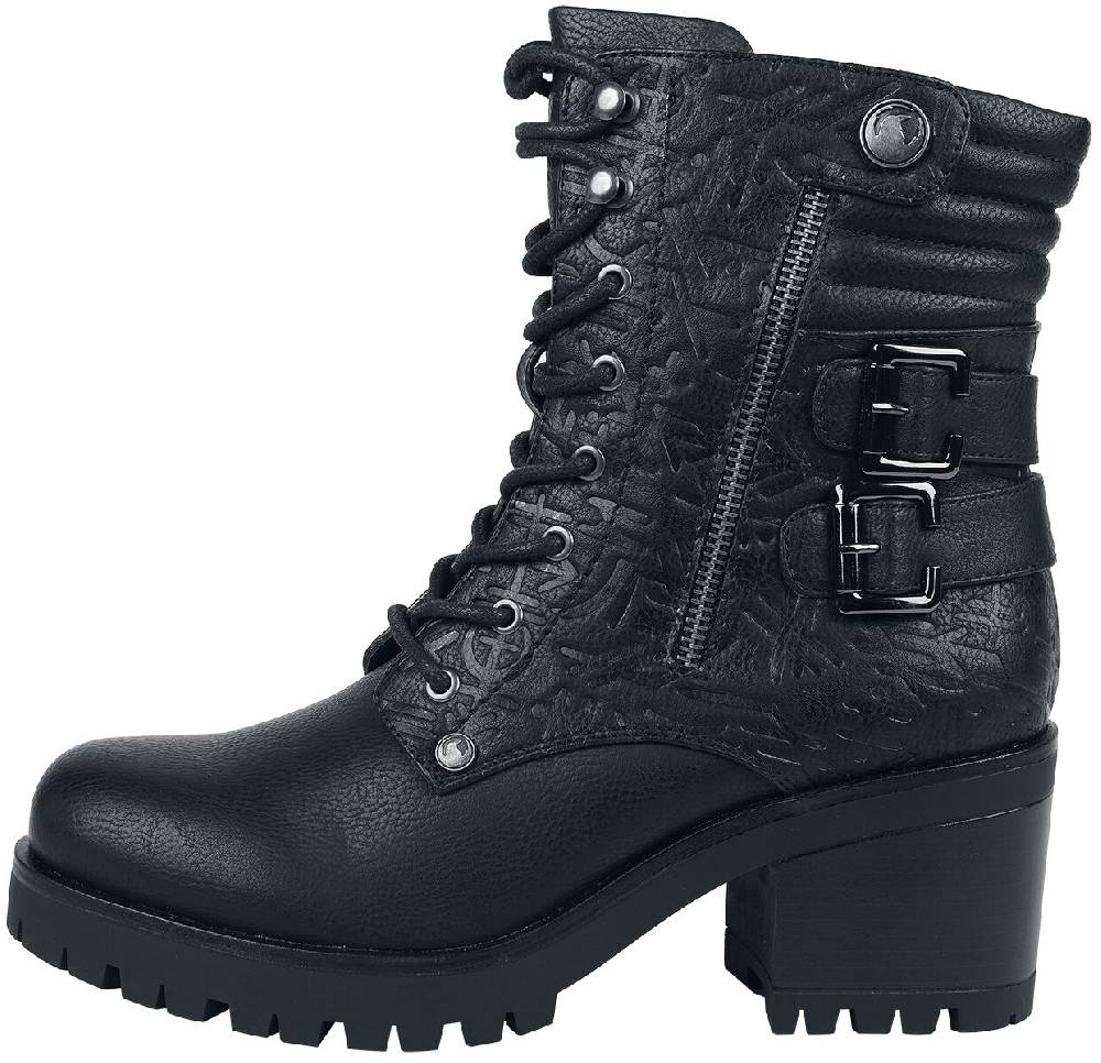 EMP Boot schwarz von Black Premium by EMP Heißer Verkauf