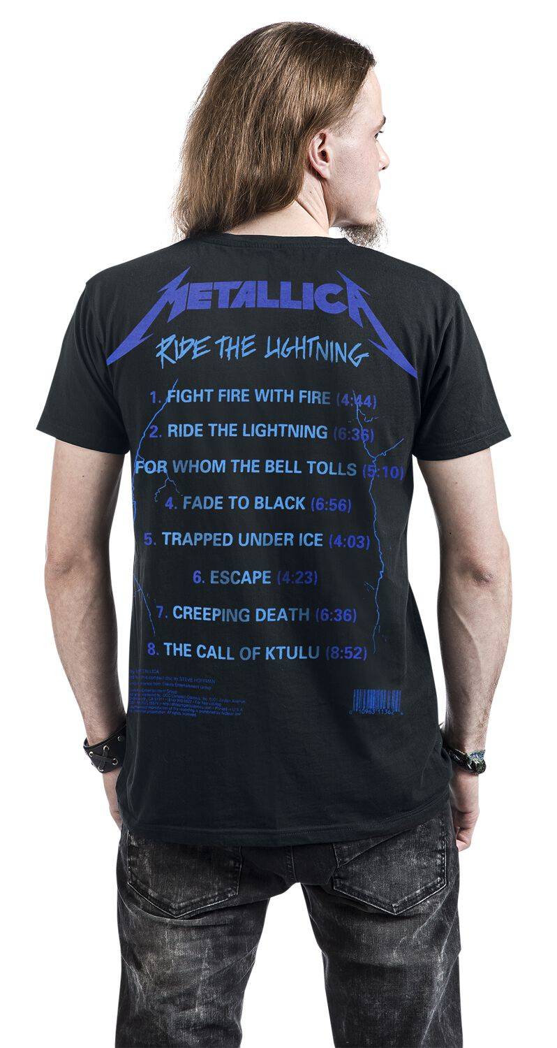 EMP "Ride The Lightning" T-Shirt schwarz von Metallica Riesige Ersparnisse