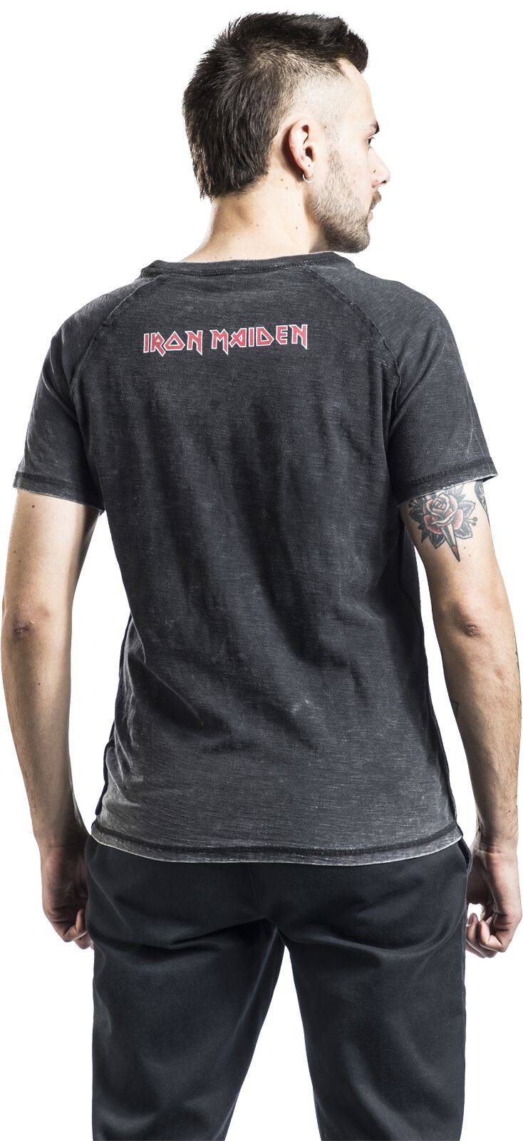 EMP "EMP Signature Collection" T-Shirt dunkelgrau/grau von Iron Maiden Tiefpreis