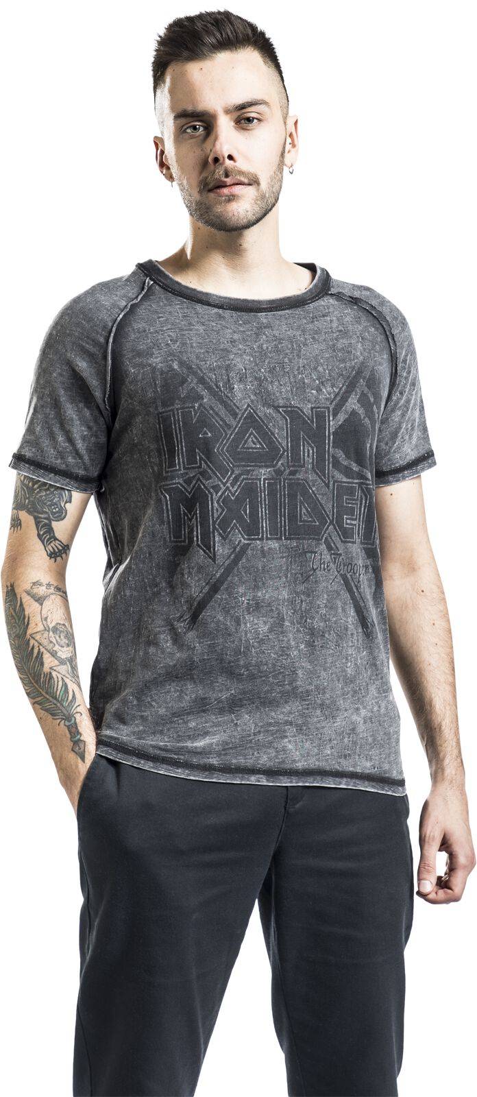 EMP "EMP Signature Collection" T-Shirt dunkelgrau/grau von Iron Maiden Tiefpreis