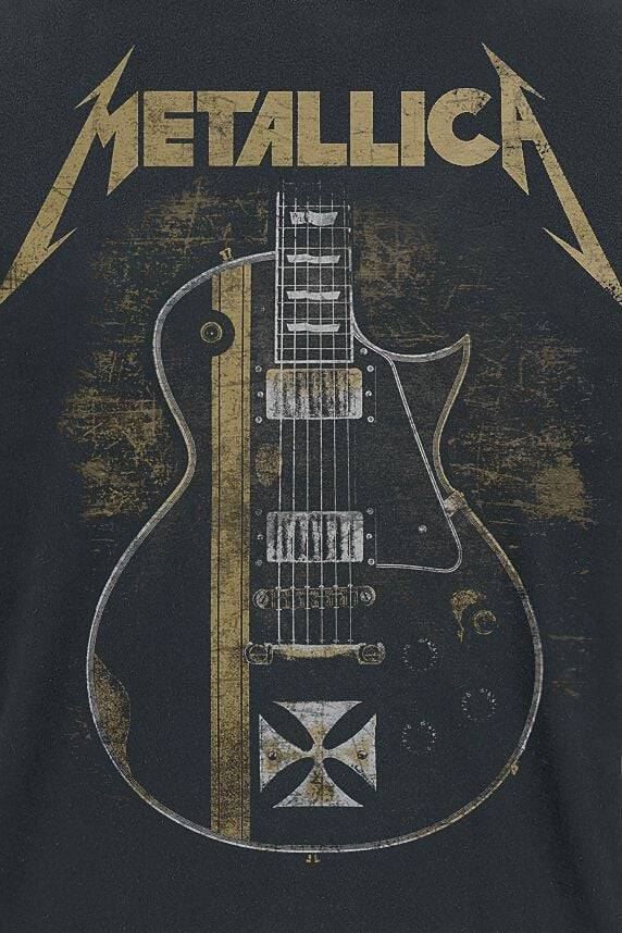 EMP "Hetfield Iron Cross Guitar" T-Shirt schwarz von Metallica Wochenangebot
