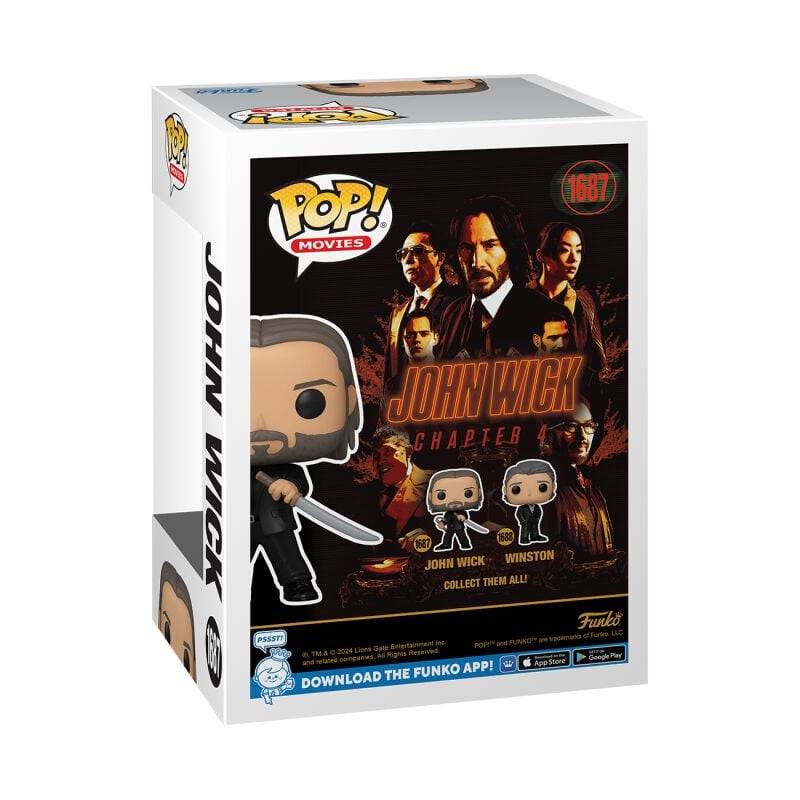 EMP "4 - John Wick Vinyl Figur 1687" Funko Pop! multicolor von John Wick Zeitbegrenzte Promotion