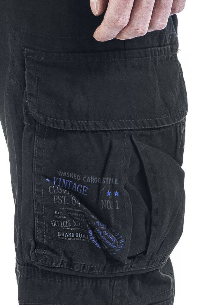 EMP "Pure Vintage Trousers" Cargohose schwarz von Brandit zollfrei
