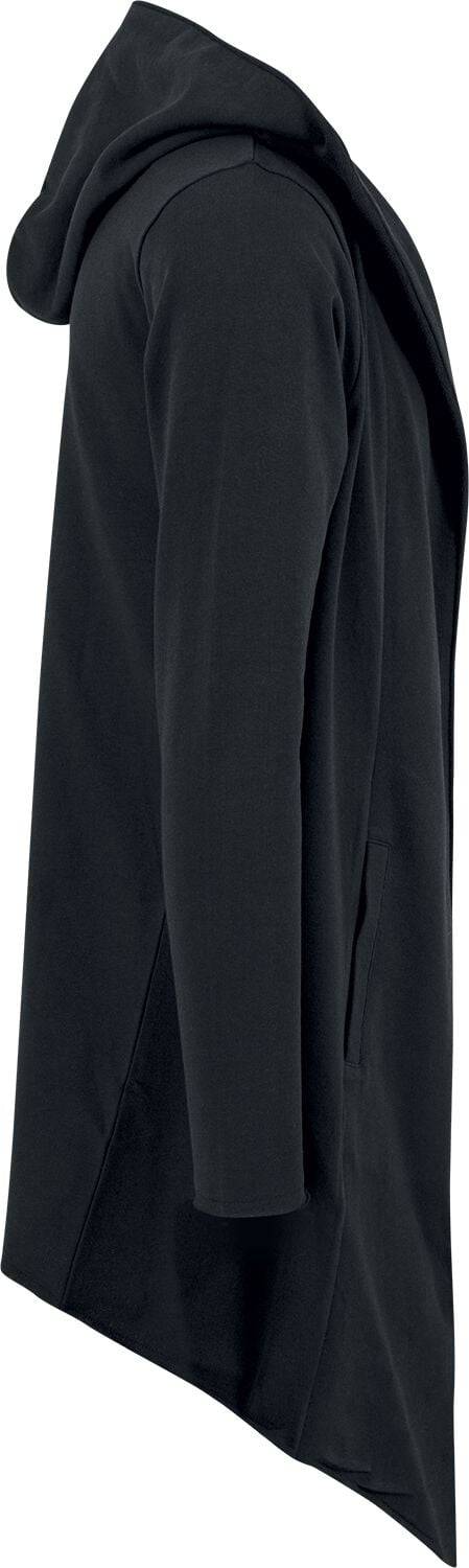 EMP "Long Hooded Open Edge Cardigan" Cardigan schwarz von Urban Classics 50% Rabatt für begrenzte Zeit