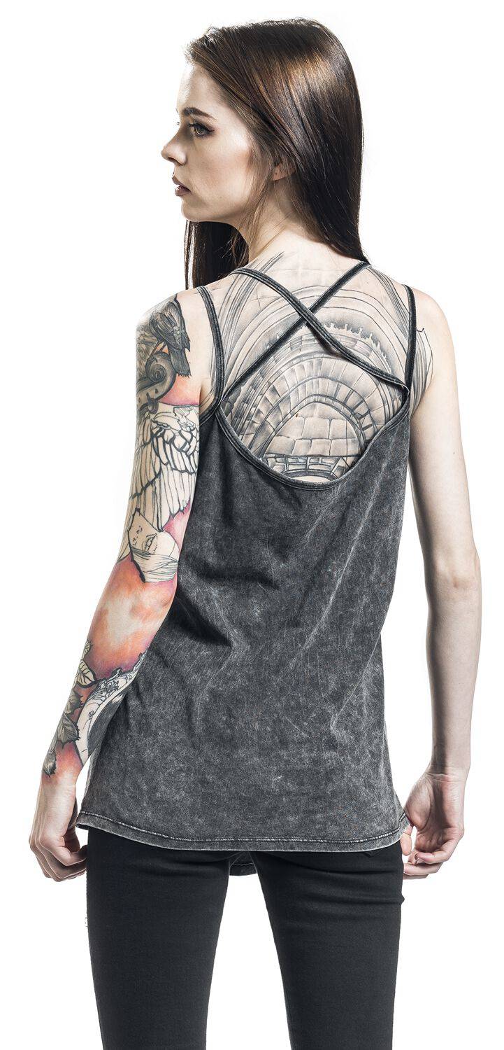 EMP Top grau von Rock Rebel by EMP Rabatte dieses Monats