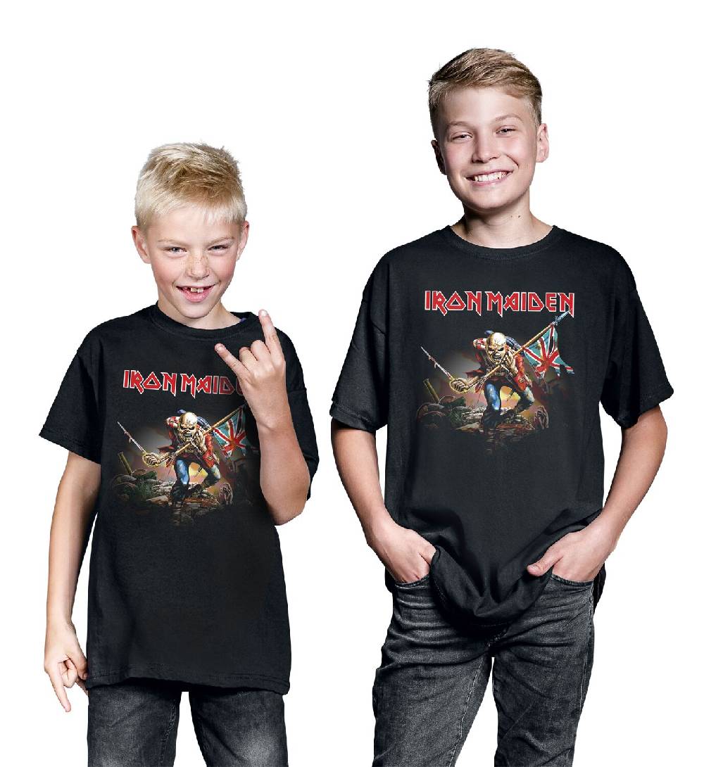 EMP "Kids - Trooper" T-Shirt schwarz von Iron Maiden Outlet