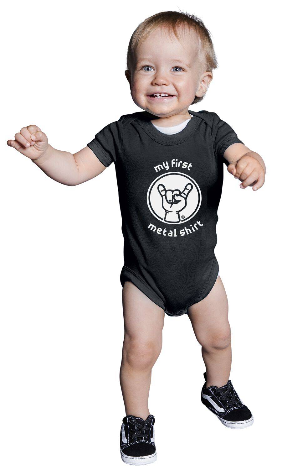 EMP "My First Metal Shirt" Body schwarz von Metal Kids Verkauf