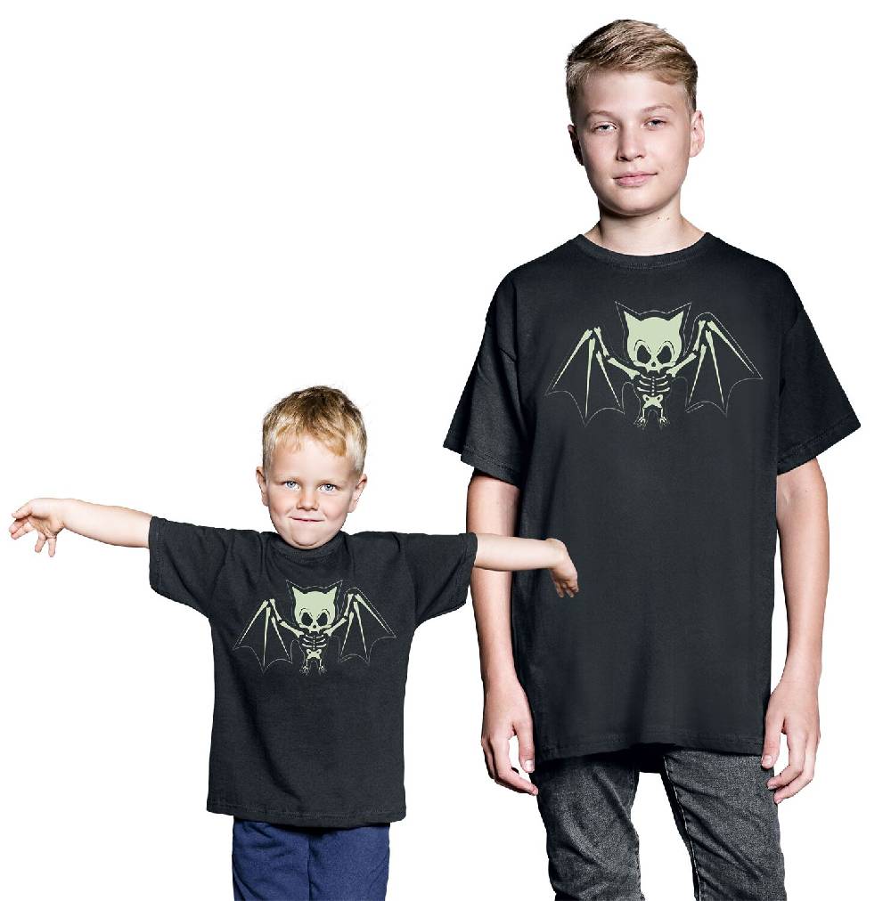 EMP "Kids - Fledermaus Skelett" T-Shirt schwarz von Tierisch Fabrikverkauf