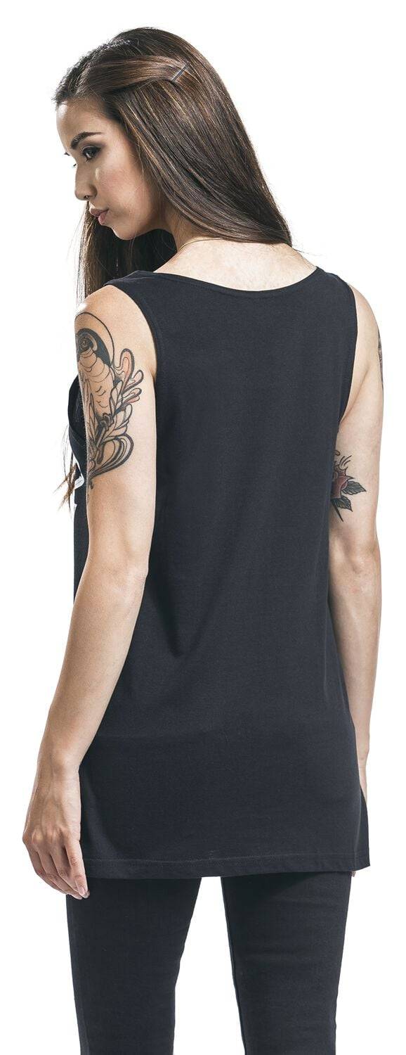 EMP "Witchboard" Top schwarz von Black Blood by Gothicana Fabrik Onlineshop
