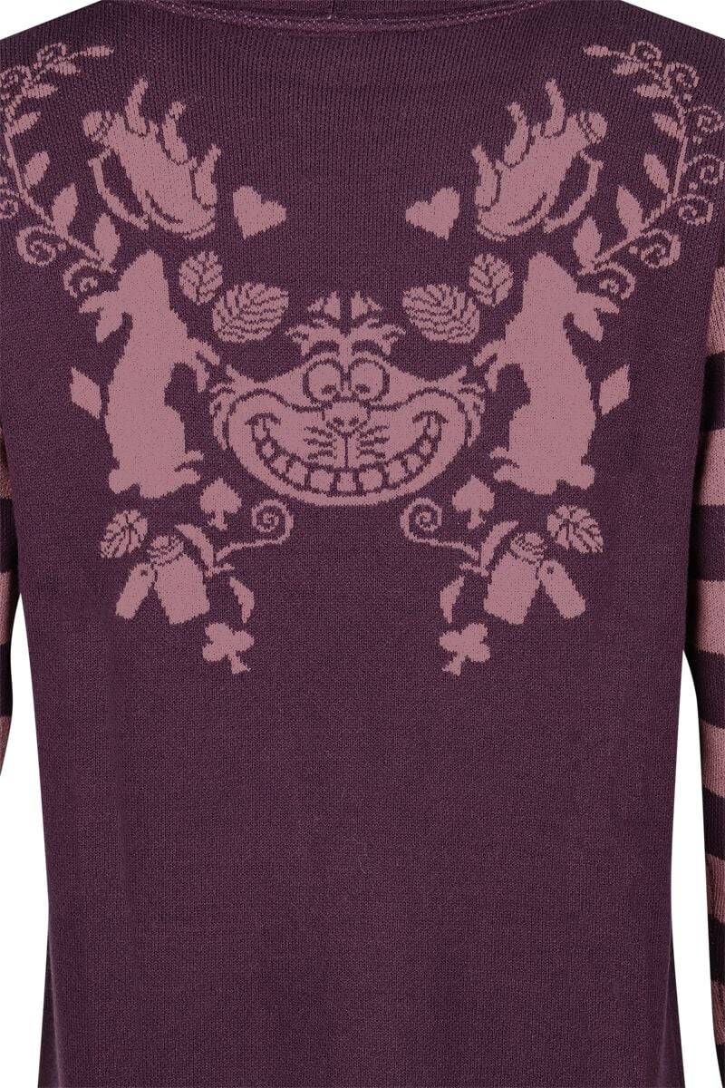 EMP "Grinsekatze" Cardigan lila von Alice im Wunderland Begrenztes Angebot