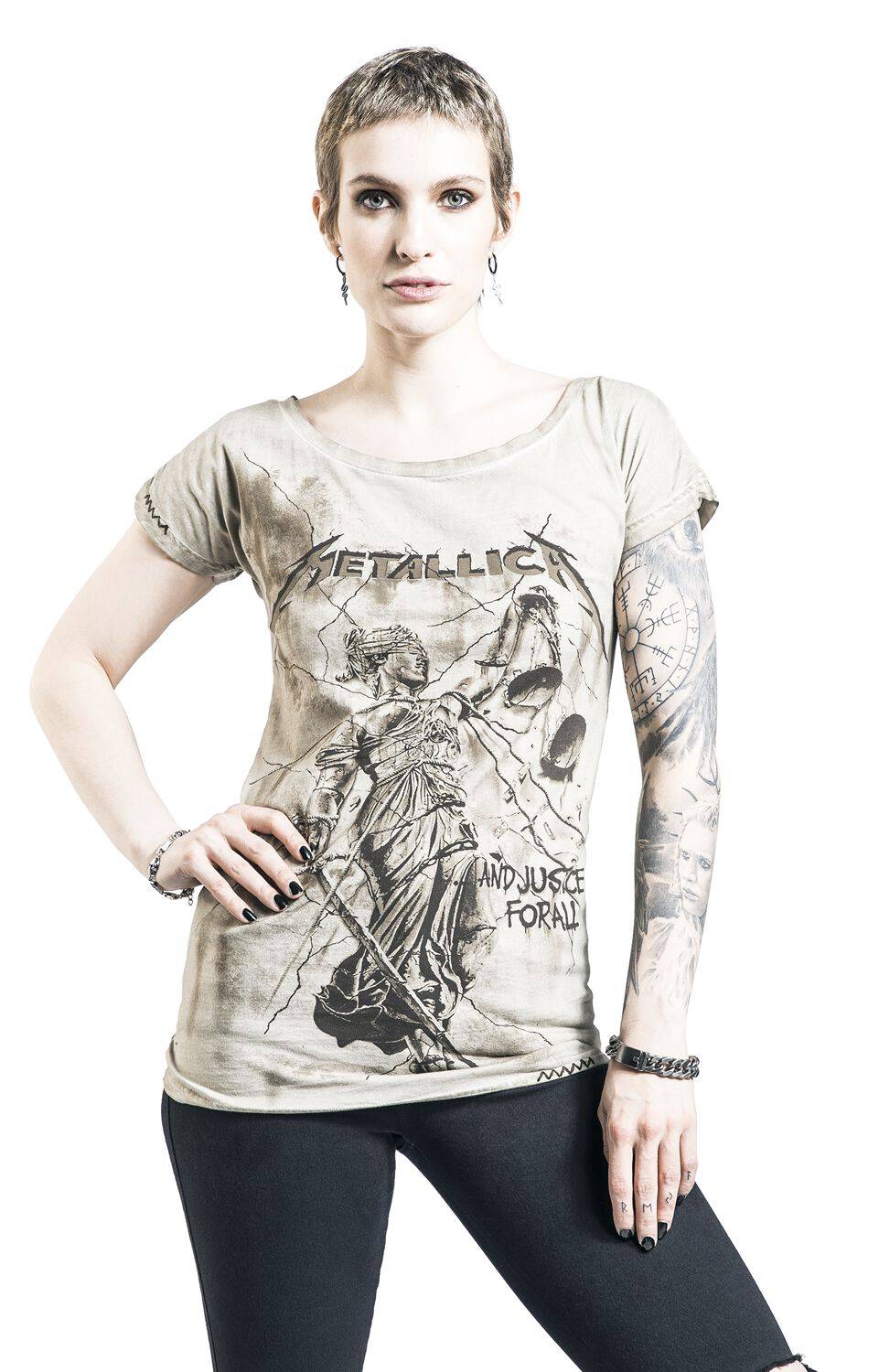EMP T-Shirt khaki von Metallica Online Shopping