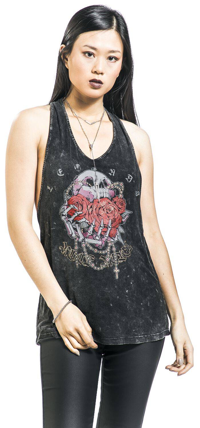 EMP Top schwarz von Rock Rebel by EMP Saisonschlussverkauf