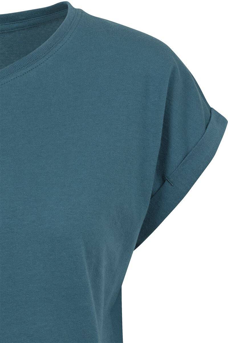 EMP "Ladies Extended Shoulder Tee" T-Shirt petrol von Urban Classics Muttertagsangebot