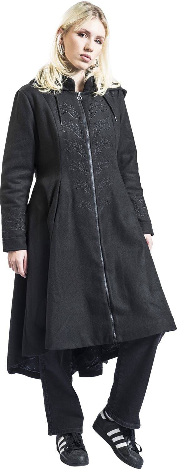 EMP "Darkling" Wintermantel schwarz von Shadow and Bone Valentinstagsangebot